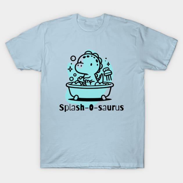 Splash-O-Saurus T-Shirt by OurCelo